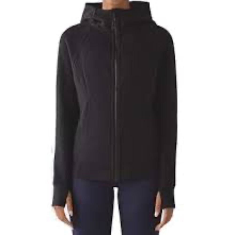 Lululemon Scuba Full-Zip Hoodie Size 6 in Black